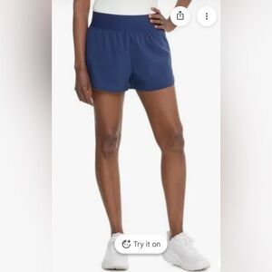 ASICS Navy Running Shorts, NWOT